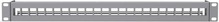 Ubiquiti UACC-Rack-Panel-Patch-Blank-24, 24-porti