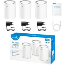 Cudy AX3000 Wi-Fi 6 Mesh 2.5G süsteem 3-pak