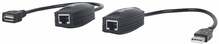 USB pikendusadapter Manhattan USB Line Extender, 60 m, must