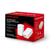 Powerline adapterite komplekt MERCUSYS AV1000 Gigabit Powerline Starter Kit MP500 KIT