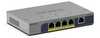 Võrgulüliti Netgear GS105PP, 5 porti, hall