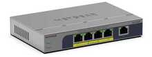 Võrgulüliti Netgear GS105PP, 5 porti, hall