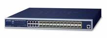 Juhitav võrgulüliti Planet GS-5220-16S8CR, L2+, 24 x Gigabit SFP + 8 x Shared 10/100/1000