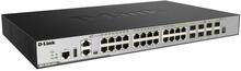 Võrgulüliti D-Link DGS-3630-28PC, juhitav L3, 20 porti, must/hall