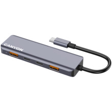 USB-C jagaja CANYON DS-18, 5in1, hall