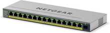 Võrgulüliti Netgear GS116EP, 16 porti, PoE+