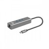 Adapter TB USB C - RJ45 + 3xUSB A, 1000 Mb/s