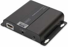 HDMI pikendaja vastuvõtja Digitus DS-55125, 4K, must, IP/CAT 5/6, 120 m, POE