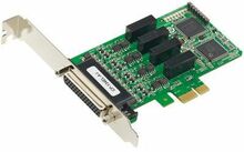 Võrguadapter Moxa, 4 porti, RS422/485, PCIe, Low Profile