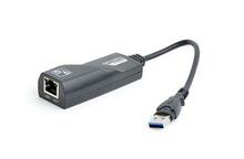 Võrguadapter Gembird NIC-U3-02, USB 3.0, Gigabit LAN, RJ45