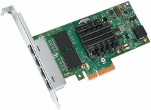 Võrguadapter Intel I350-T4V2, 1 Gb/s, 4 porti, PCI Express, hõbe/roheline