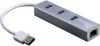 Võrguadapter Inter-Tech Argus IT-310-S, USB-A, Gigabit Ethernet, hõbe