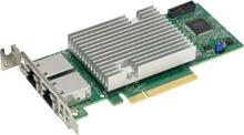 Võrgukaart Supermicro AOC-STG-B2T, 2 porti, 10 GbE, 2x RJ45