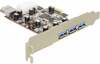Laienduskaart Delock 89377, PCI Express x1, 6 välist + 1 sisemine USB 3.0