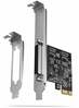 PCIe kontroller Axagon PCEA-P1N, 1 port, LPT, hõbe