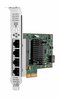 Võrguadapter HPE Intel I350-T4, 4 porti, Gigabit Ethernet, PCIe
