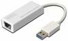 Adapter Digitus DN-3023, USB 3.0, RJ-45, Gigabit Ethernet, valge