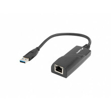 Võrgukaart Lanberg NC-1000-01, USB 3.0, RJ45, 1GB