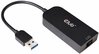 Võrguadapter Club 3D CAC-1420, USB 3.2 Gen1 Type A, RJ45, 2.5 Gbps, 0.25 m, must