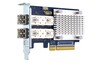 Võrguadapter QNAP QXP-32G2FC, 2 pordiga, 32 Gbps, PCIe 3.0 x8, SFP