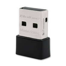 Juhtmevaba USB Wi-Fi adapter Qoltec, mini, 650 Mbps