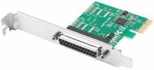Võrgukaart Lanberg PCE-LPT-00, PCI Express, LPT (DB25), x1, madal profiil
