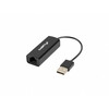 Võrgukaart Lanberg NC-0100-01, USB 2.0, RJ45, 100MB