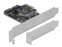 SATA kaart Delock 2 Port, PCI Express, madal profiil