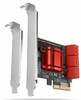 SATA III PCI-Express kontroller Axagon PCES-SA6, 6 kanalit, sisemised SATA pordid