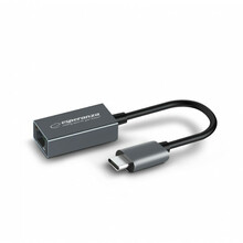 Adapter Esperanza ENA102, Ethernet, 1000 Mbps, USB C-RJ45