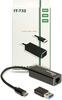 Võrguadapter Inter-Tech IT-732, USB-C, Gigabit Ethernet, 2500 Mbit/s