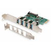 USB 3.0 laienduskaart Digitus DS-30221-1, PCI Express, 4 porti, VL805 kiibistik