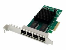 Võrgukaart Digitus DN-10114, 4 porti, RJ45, Intel I350, Server NIC
