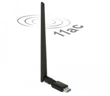 Võrgukaart Delock 12535, USB 3.0, kaheribaline, 867 + 300 Mbps