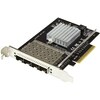 Võrgukaart Startech PEX10GSFP4I, 10 Gbit, 4 porti SFP+