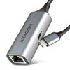 Võrguadapter AXAGON ADE-TXPD, USB-C 3.2 Gen 1, Gigabit Ethernet, PD 100W, titaanihall