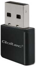 WiFi adapter Qoltec NANO, USB 2.0, 300 Mbps