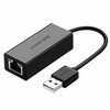 Võrguadapter Ugreen CR110, USB – RJ45, 100 Mbps, must