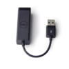 Adapter Dell 470-ABBT, USB-A 3.0 to Ethernet, must, juhtmega, 1000 Mbps