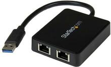 Võrguadapter StarTech USB 3.0 Dual Port Gigabit NIC