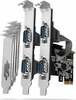 PCIe adapter Axagon PCEA-S4N, 4 porti, 250 kbps, ASIX AX99100