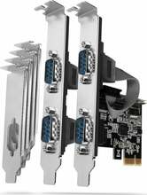 PCIe adapter Axagon PCEA-S4N, 4 porti, 250 kbps, ASIX AX99100
