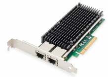 Võrgukaart Digitus DN-10163, 10Gbps, kahe pordiga, PCIe X8, Intel X540 BT2