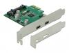 Laienduskaart Delock PCI Express x1, 2 x USB 3.2 Gen 1 Type-C