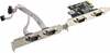 Adapter Lanberg PCE-DB9-004, PCI Express 1x, 4x serial (DB9/COM), hõbe