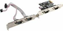 Adapter Lanberg PCE-DB9-004, PCI Express 1x, 4x serial (DB9/COM), hõbe