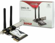 Juhtmevaba võrguadapter Inter-Tech DMG-33, 1300 Mbit/s, PCI Express x1