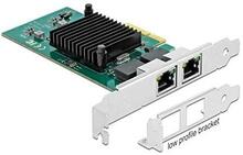 Võrgukaart Delock, PCI Express x4, 2 x RJ45, Gigabit LAN, i82576
