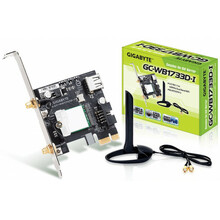 Võrgukaart Gigabyte GC-WB1733D-I, WLAN ja Bluetooth, 1733 Mbit/s, PCIe x1