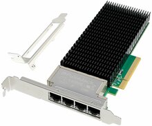 Võrgukaart MicroConnect X710-T4, Quad, 10 GbE, PCIe x8